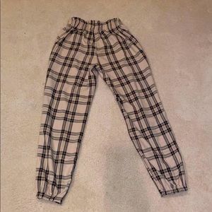 plaid pants